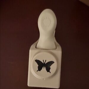 Martha Stewart Cream and Black Butterfly Punch